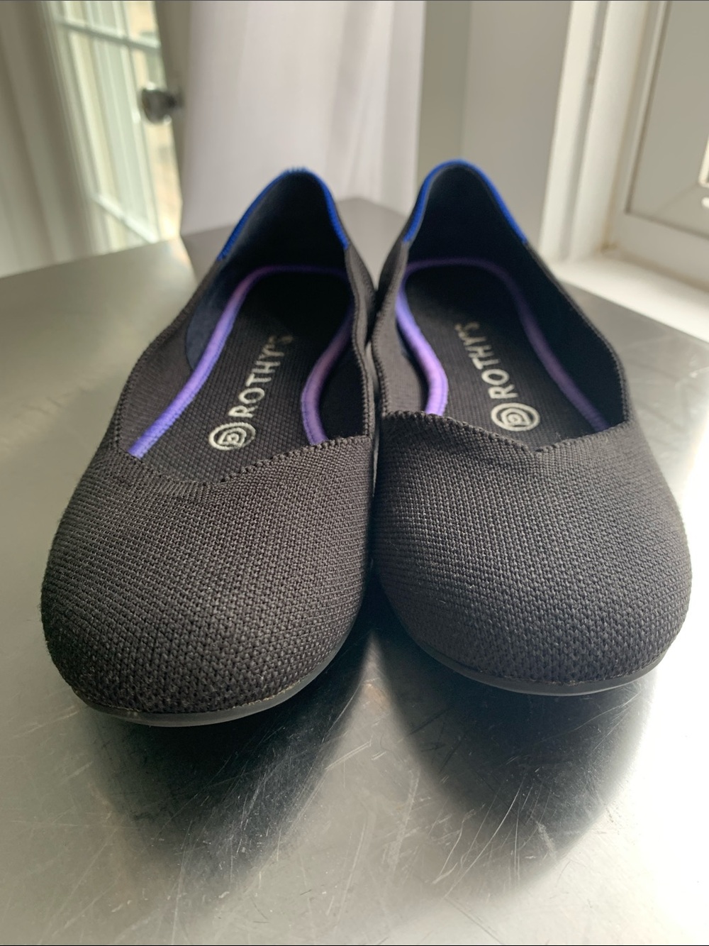 Black Rothy’s Ballet Flat - VGUC - Size 8